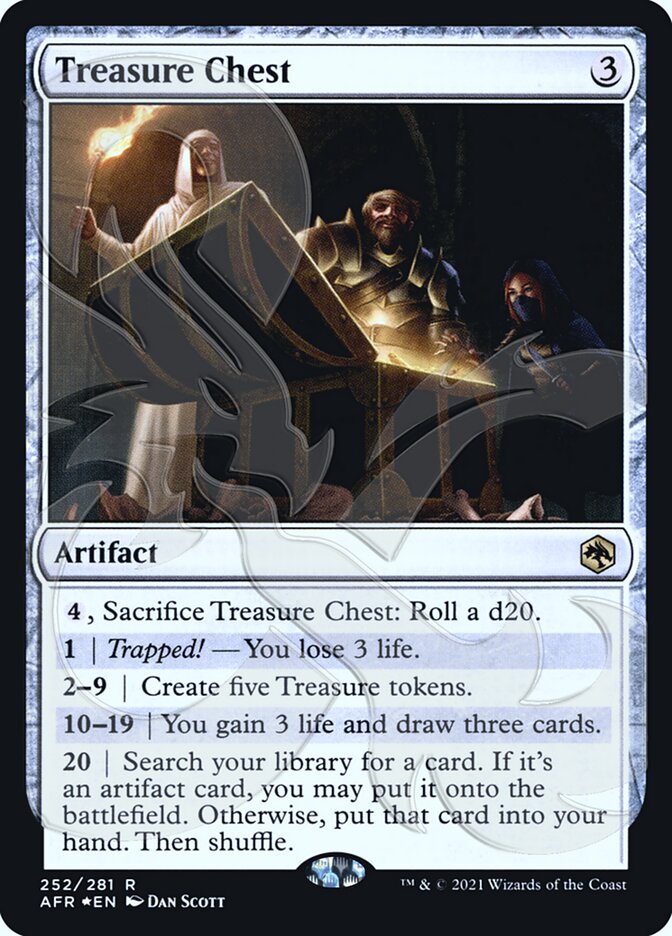 Treasure Chest (Ampersand Promo) [Dungeons & Dragons: Adventures in the Forgotten Realms Promos] MTG Single Magic: The Gathering | Red Claw Gaming
