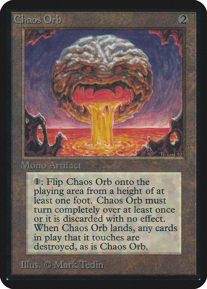Chaos Orb [Alpha Edition] MTG Single Magic: The Gathering | Red Claw Gaming