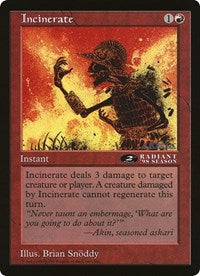 Incinerate (Oversized) [Oversize Cards] MTG Single Magic: The Gathering | Red Claw Gaming