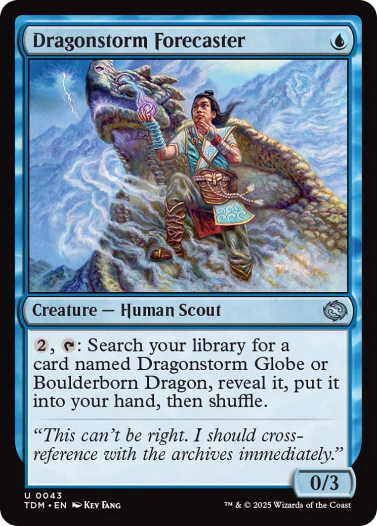 Dragonstorm Forecaster [Tarkir: Dragonstorm] MTG Single Magic: The Gathering | Red Claw Gaming