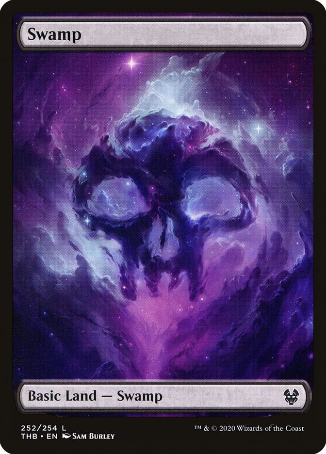 Swamp (252) [Theros Beyond Death] MTG Single Magic: The Gathering | Red Claw Gaming