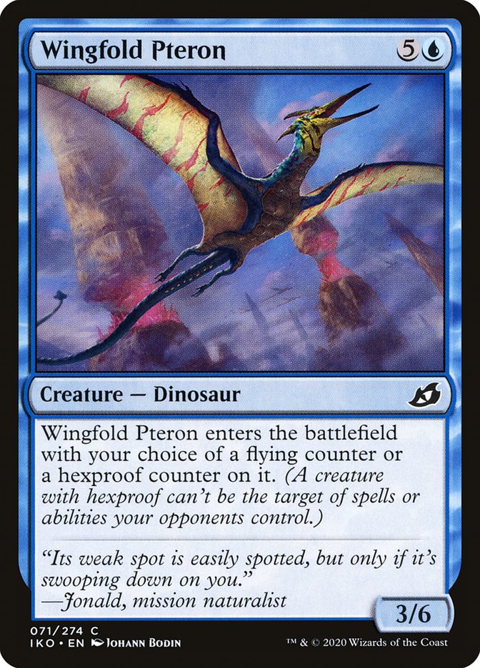 Wingfold Pteron [Ikoria: Lair of Behemoths] MTG Single Magic: The Gathering | Red Claw Gaming