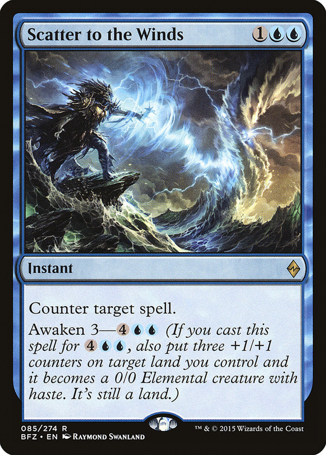 Scatter to the Winds [Battle for Zendikar] MTG Single Magic: The Gathering | Red Claw Gaming