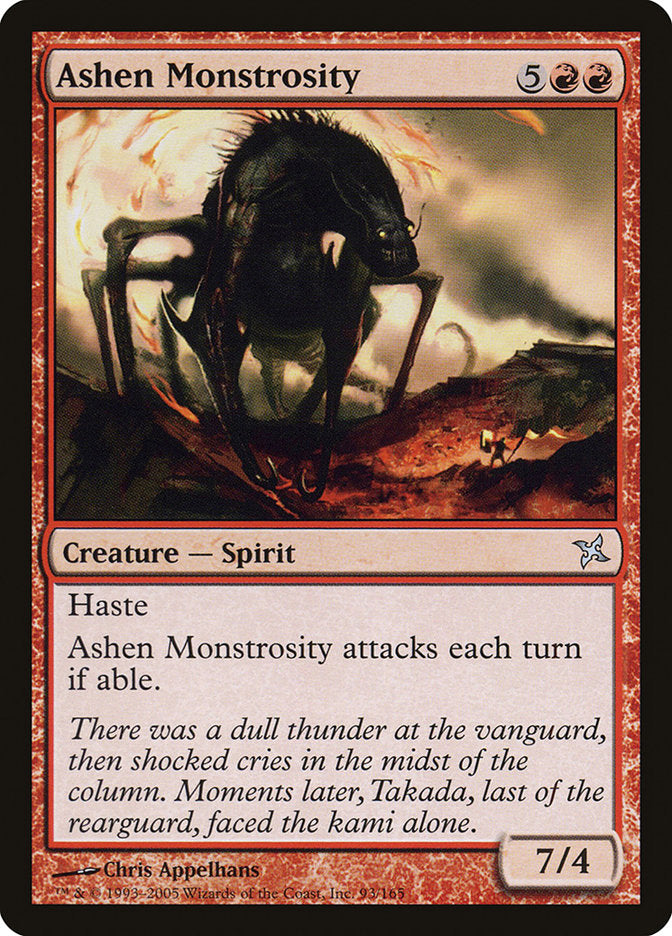 Ashen Monstrosity [Betrayers of Kamigawa] MTG Single Magic: The Gathering | Red Claw Gaming