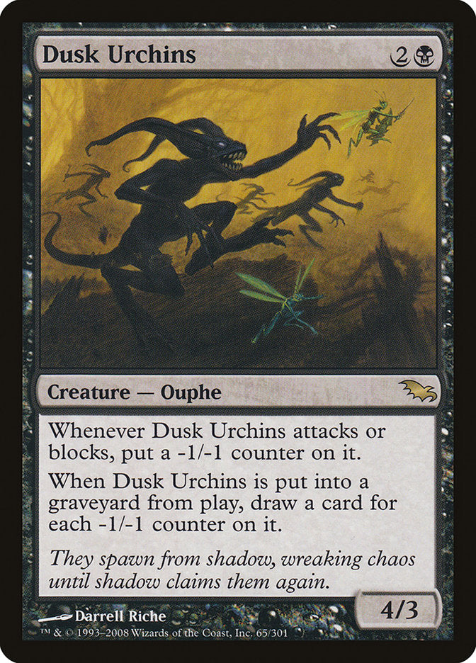Dusk Urchins [Shadowmoor] MTG Single Magic: The Gathering | Red Claw Gaming