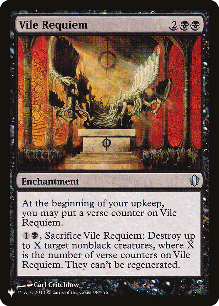 Vile Requiem [The List] MTG Single Magic: The Gathering | Red Claw Gaming