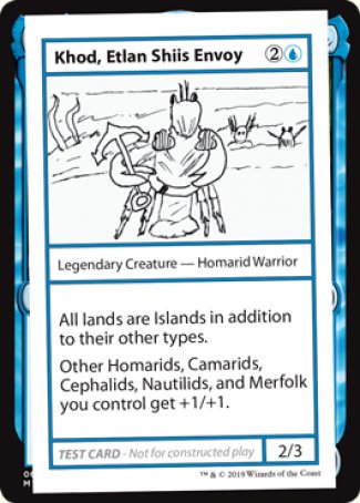 Khod, Etlan Shiis Envoy (2021 Edition) [Mystery Booster Playtest Cards] MTG Single Magic: The Gathering | Red Claw Gaming