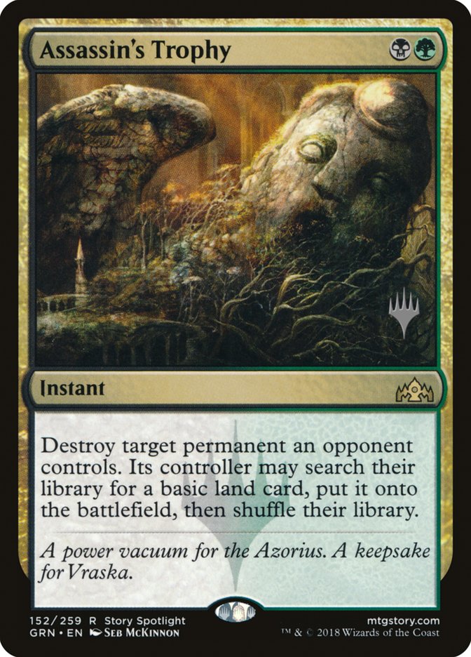 Assassin's Trophy (Promo Pack) [Guilds of Ravnica Promos] MTG Single Magic: The Gathering | Red Claw Gaming