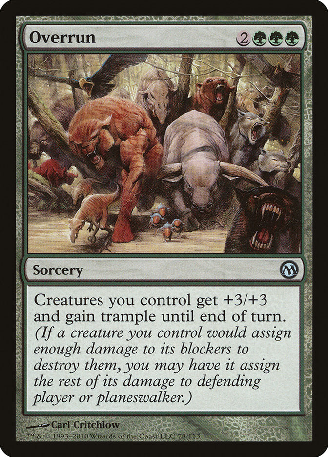 Overrun [Duels of the Planeswalkers] MTG Single Magic: The Gathering | Red Claw Gaming