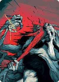 Vorinclex, Monstrous Raider 2 Art Card (Gold-Stamped Signature) [Kaldheim Art Series] MTG Single Magic: The Gathering | Red Claw Gaming