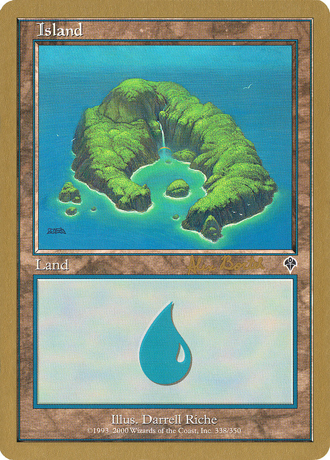 Island (ab338) (Alex Borteh) [World Championship Decks 2001] MTG Single Magic: The Gathering | Red Claw Gaming