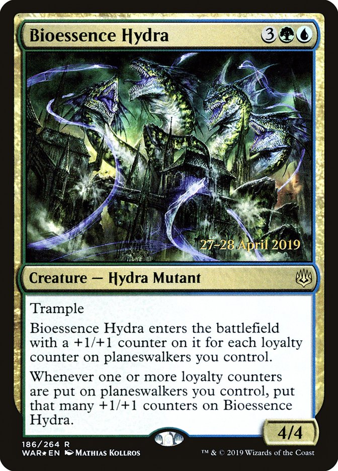 Bioessence Hydra [War of the Spark Prerelease Promos] MTG Single Magic: The Gathering | Red Claw Gaming