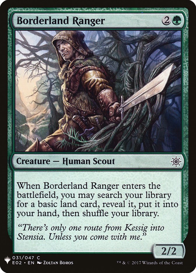 Borderland Ranger [Mystery Booster] MTG Single Magic: The Gathering    | Red Claw Gaming