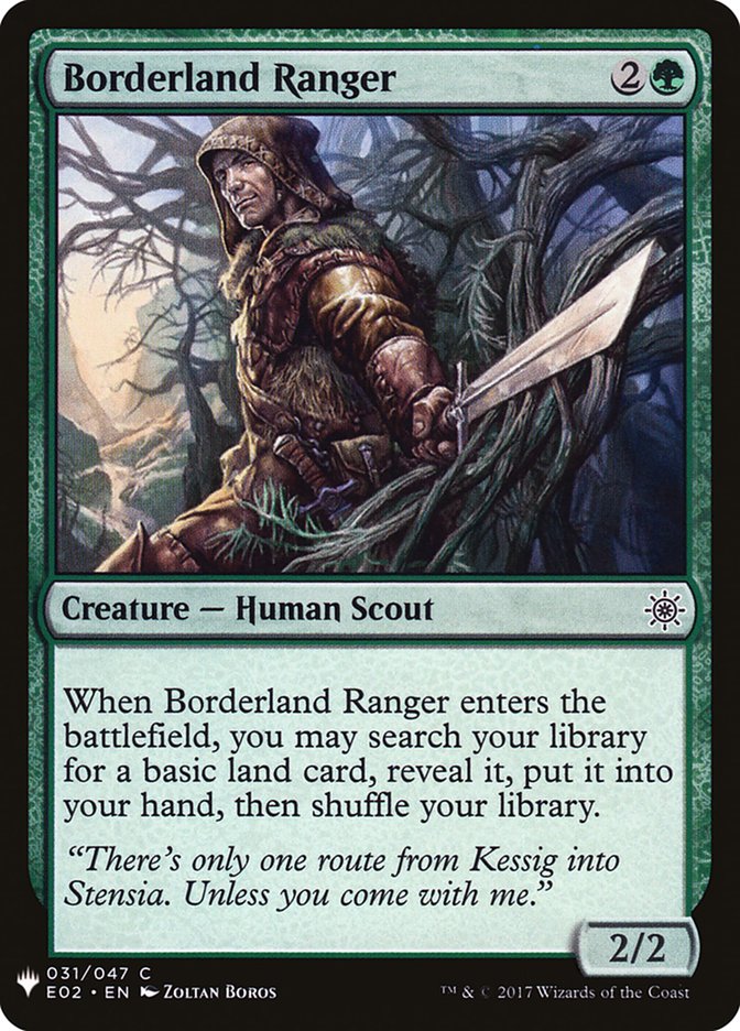 Borderland Ranger [Mystery Booster] MTG Single Magic: The Gathering | Red Claw Gaming