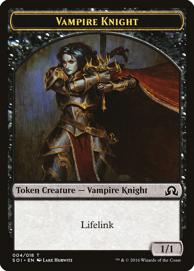 Vampire Knight Token [Shadows over Innistrad Tokens] MTG Single Magic: The Gathering | Red Claw Gaming