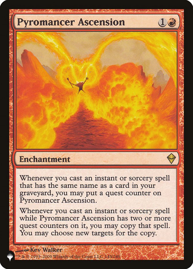 Pyromancer Ascension [The List] MTG Single Magic: The Gathering | Red Claw Gaming