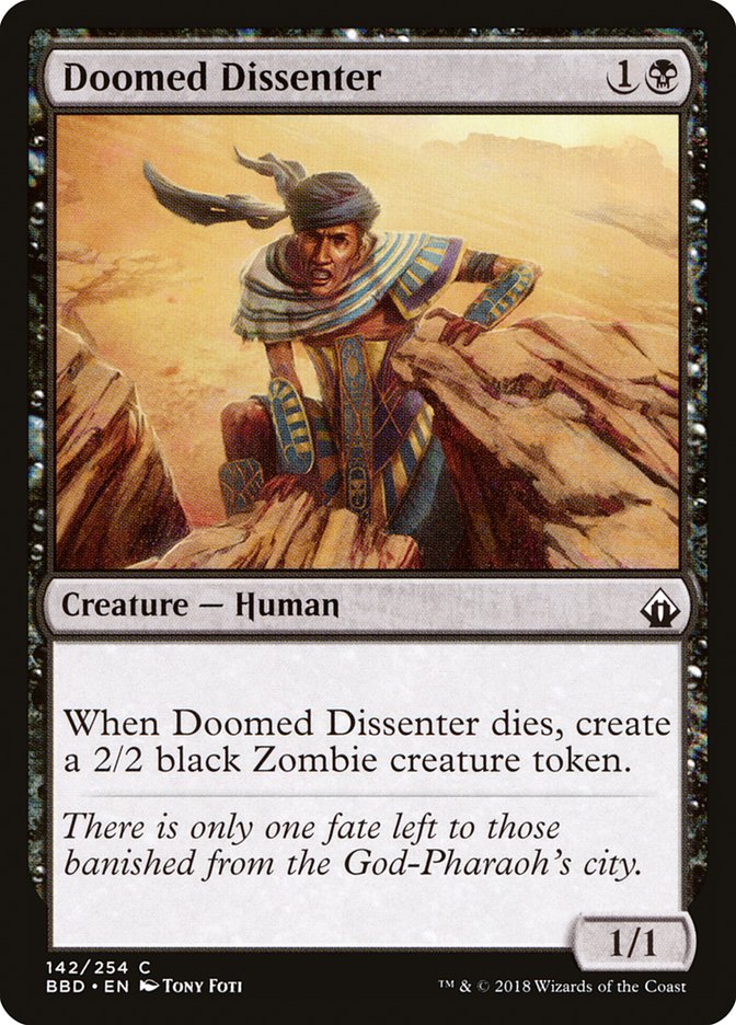 Doomed Dissenter [Battlebond] MTG Single Magic: The Gathering | Red Claw Gaming