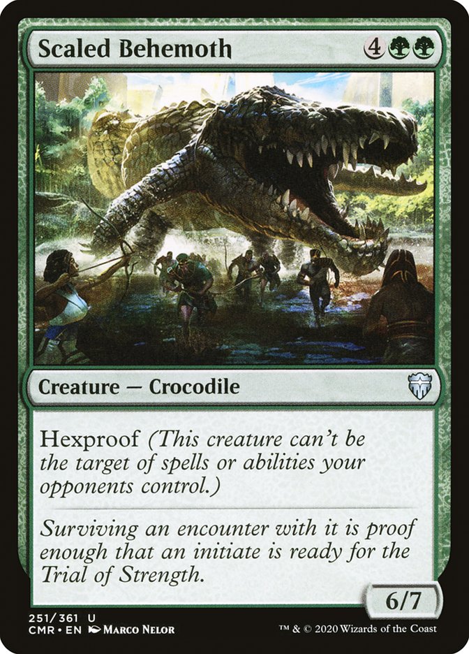 Scaled Behemoth [Commander Legends] MTG Single Magic: The Gathering | Red Claw Gaming