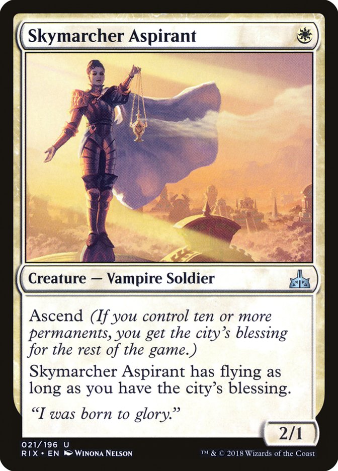 Skymarcher Aspirant [Rivals of Ixalan] MTG Single Magic: The Gathering | Red Claw Gaming