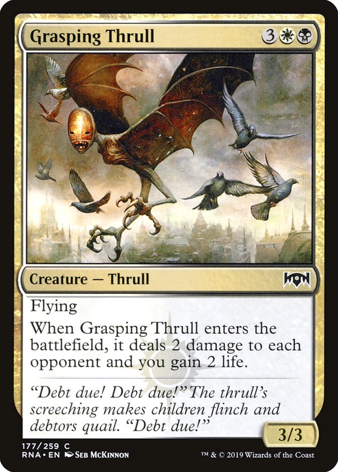 Grasping Thrull [Ravnica Allegiance] MTG Single Magic: The Gathering | Red Claw Gaming