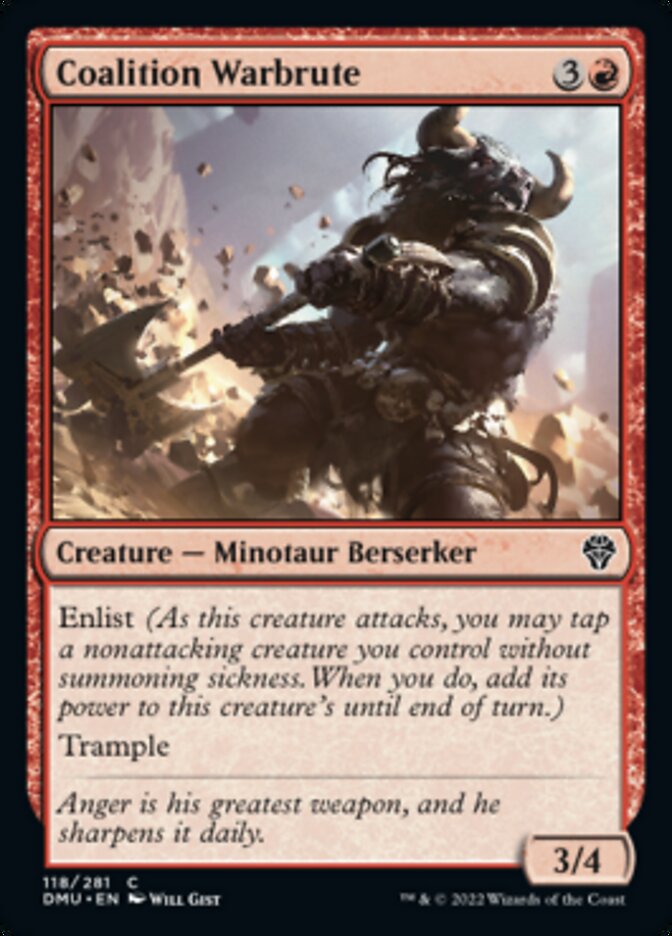 Coalition Warbrute [Dominaria United] MTG Single Magic: The Gathering | Red Claw Gaming