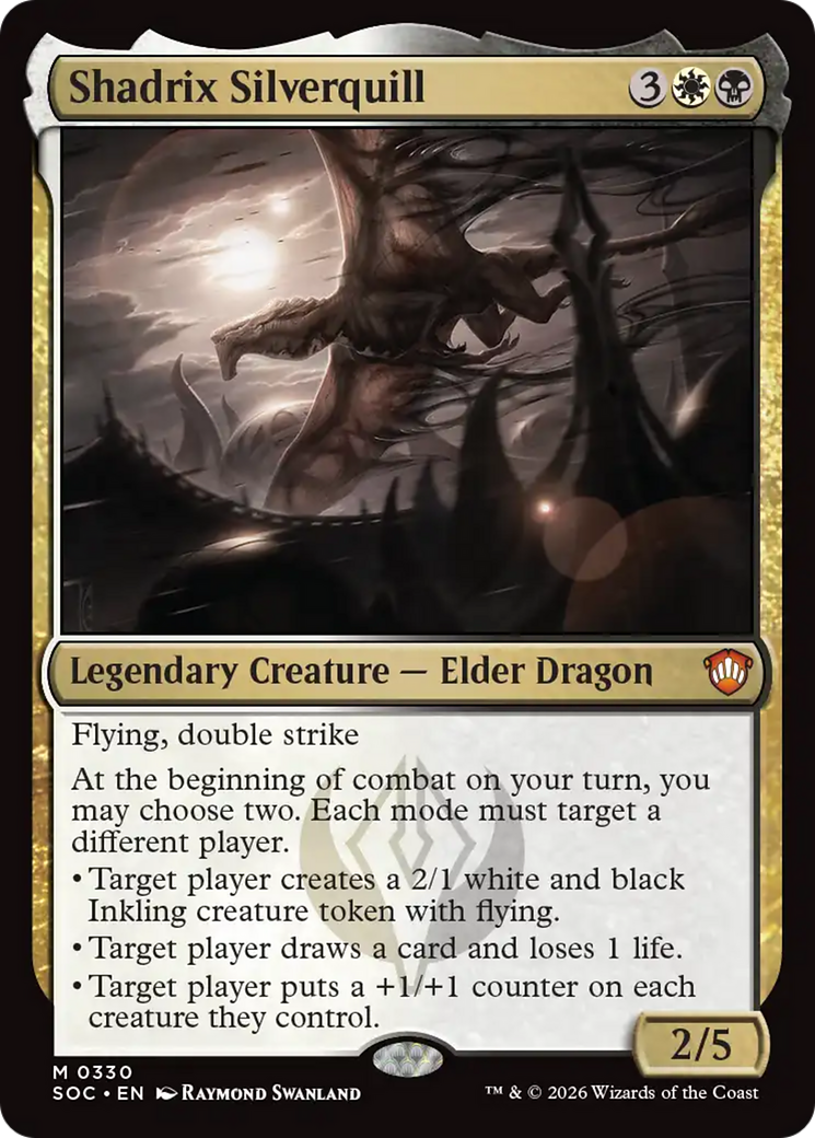 Shadrix Silverquill [Secrets of Strixhaven Commander] MTG Single Magic: The Gathering | Red Claw Gaming