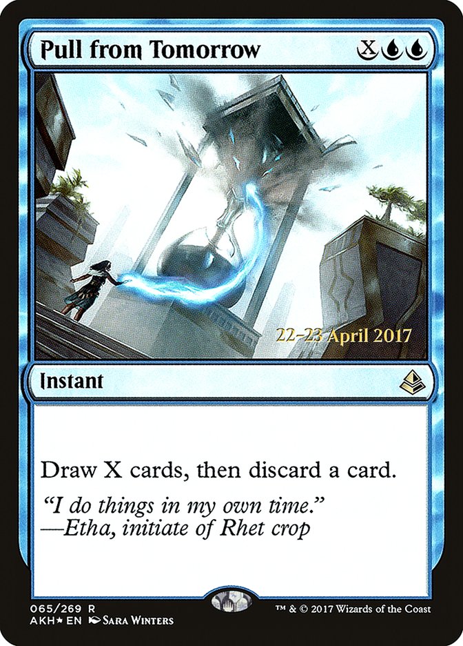 Pull from Tomorrow [Amonkhet Prerelease Promos] MTG Single Magic: The Gathering | Red Claw Gaming