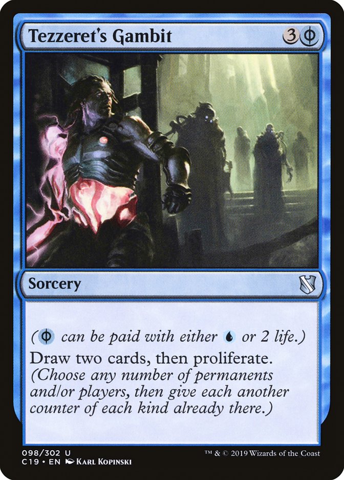 Tezzeret's Gambit [Commander 2019] MTG Single Magic: The Gathering | Red Claw Gaming