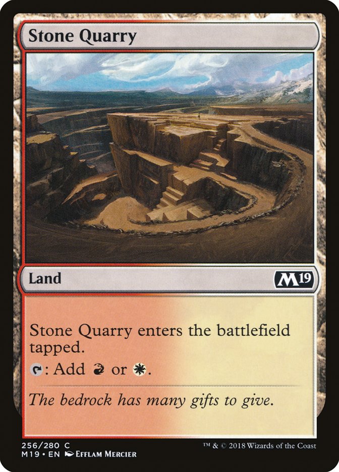 Stone Quarry [Core Set 2019] MTG Single Magic: The Gathering | Red Claw Gaming