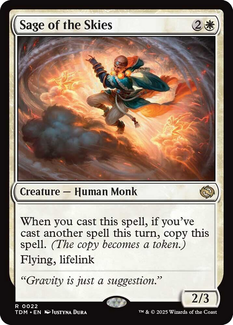 Sage of the Skies [Tarkir: Dragonstorm] MTG Single Magic: The Gathering | Red Claw Gaming