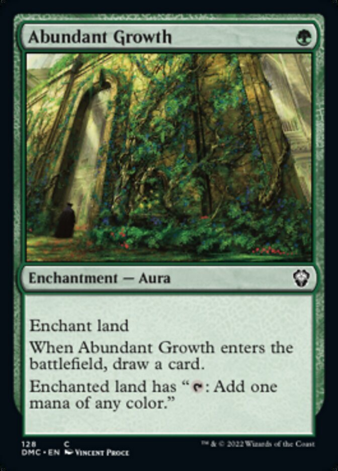 Abundant Growth [Dominaria United Commander] MTG Single Magic: The Gathering | Red Claw Gaming