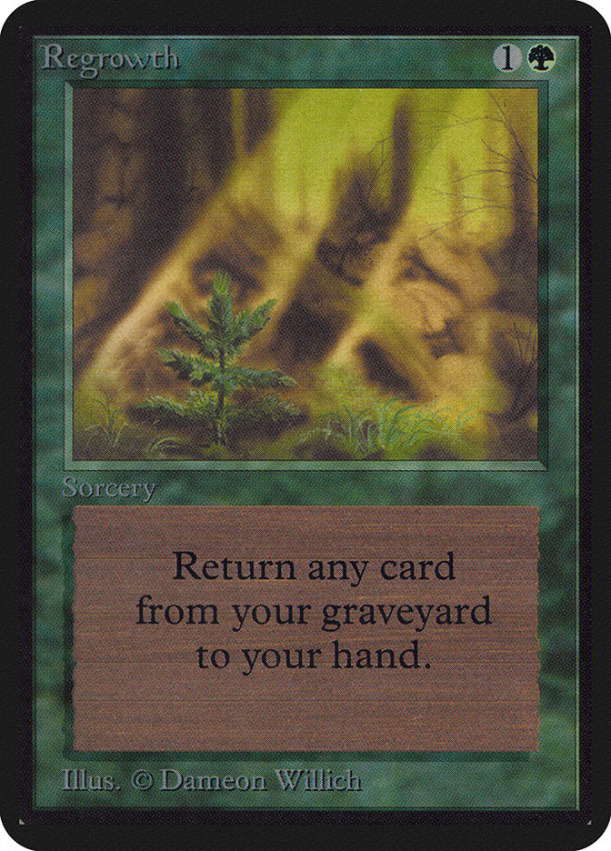 Regrowth [Alpha Edition] MTG Single Magic: The Gathering | Red Claw Gaming