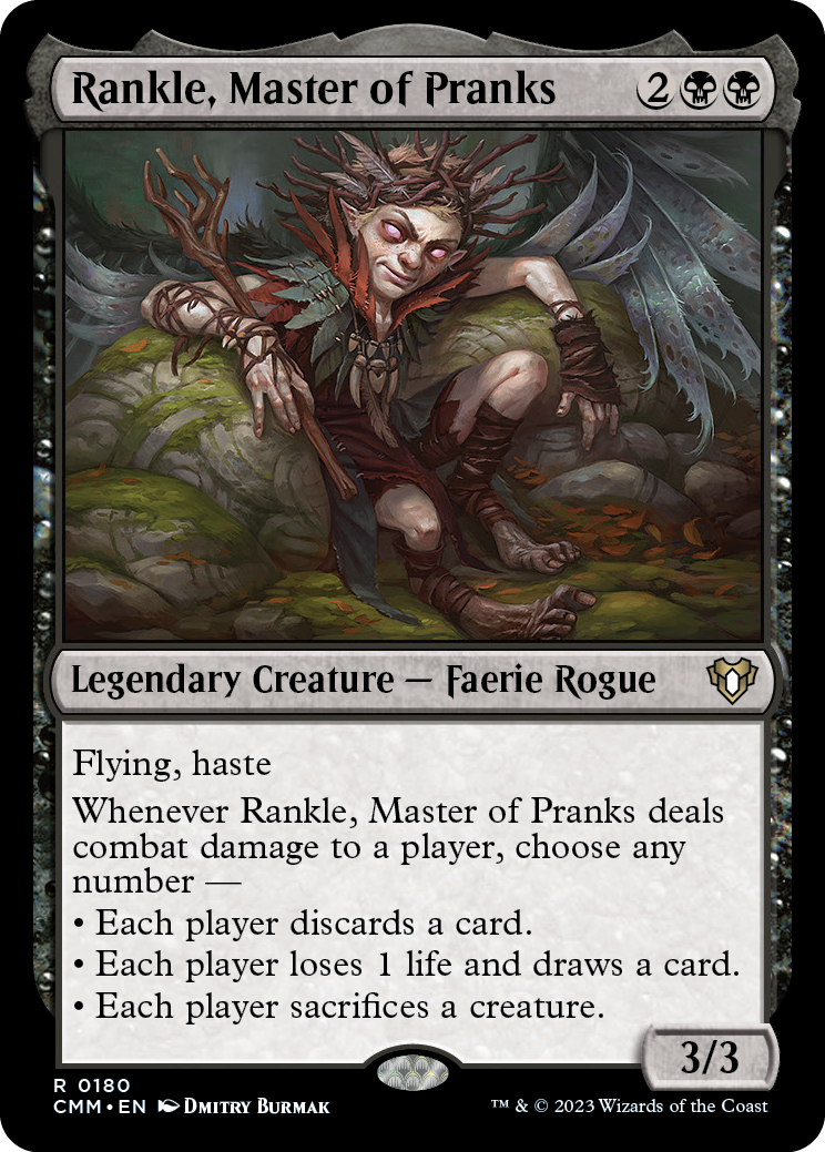 Rankle, Master of Pranks [Commander Masters] MTG Single Magic: The Gathering | Red Claw Gaming