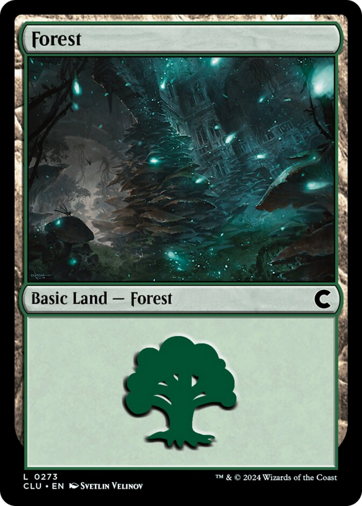 Forest (0273) [Ravnica: Clue Edition] MTG Single Magic: The Gathering | Red Claw Gaming
