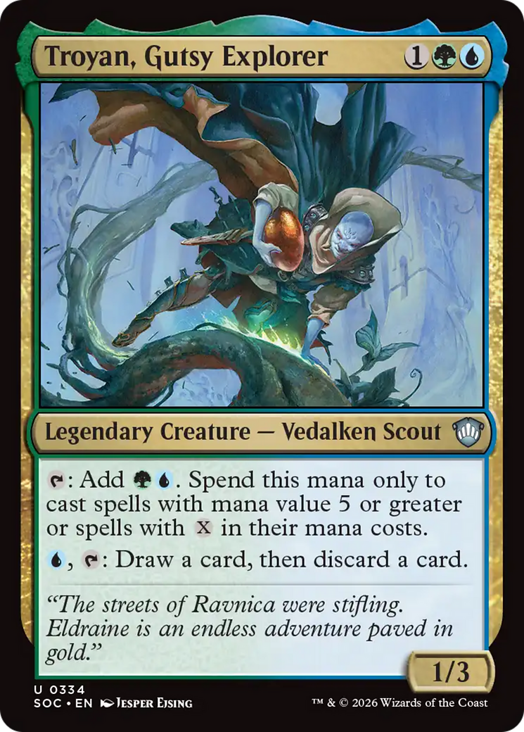 Troyan, Gutsy Explorer [Secrets of Strixhaven Commander] MTG Single Magic: The Gathering | Red Claw Gaming