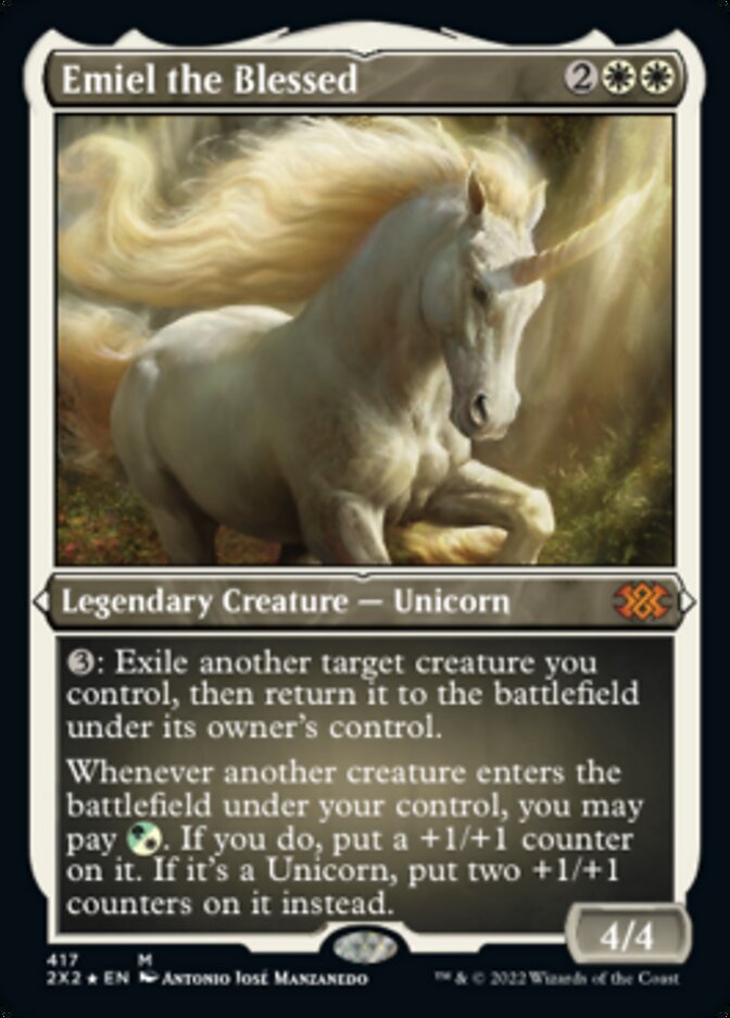 Emiel the Blessed (Foil Etched) [Double Masters 2022] MTG Single Magic: The Gathering    | Red Claw Gaming