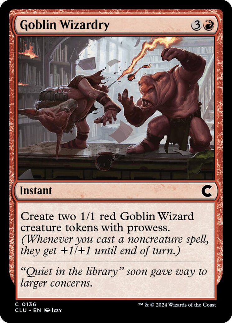 Goblin Wizardry [Ravnica: Clue Edition] MTG Single Magic: The Gathering | Red Claw Gaming