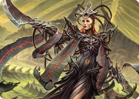 Testament Bearer Art Card [Phyrexia: All Will Be One Art Series] MTG Single Magic: The Gathering | Red Claw Gaming