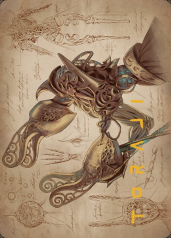 Self-Assembler Art Card (Gold-Stamped Signature) [The Brothers' War Art Series] MTG Single Magic: The Gathering | Red Claw Gaming