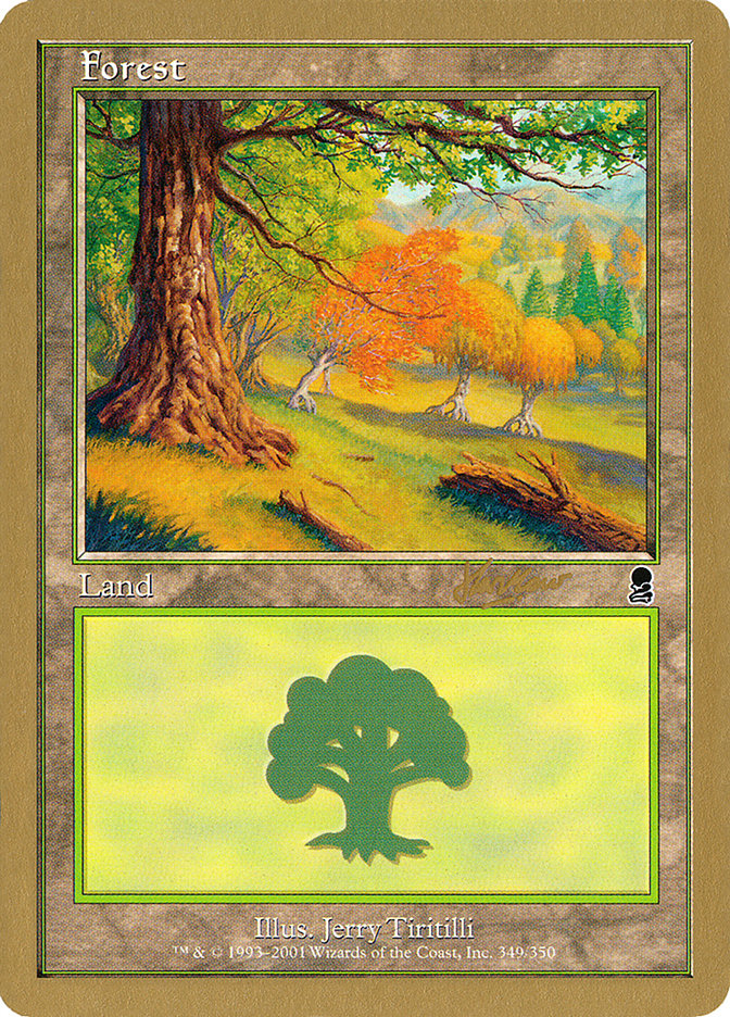 Forest (shh349) (Sim Han How) [World Championship Decks 2002] MTG Single Magic: The Gathering | Red Claw Gaming