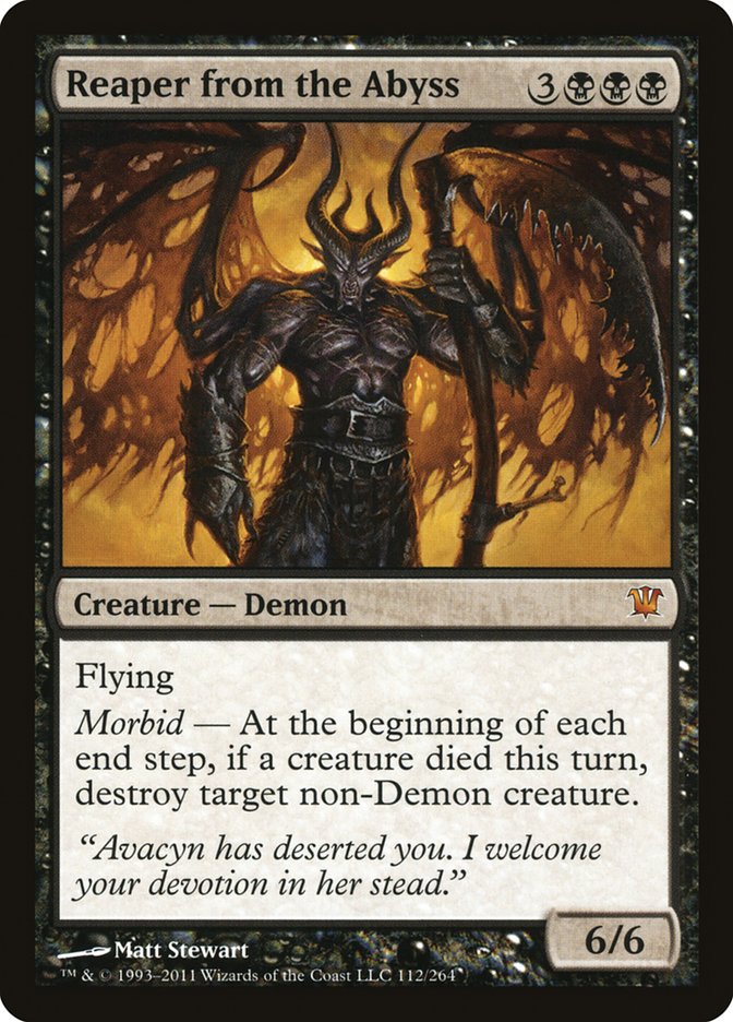 Reaper from the Abyss [Innistrad] MTG Single Magic: The Gathering | Red Claw Gaming
