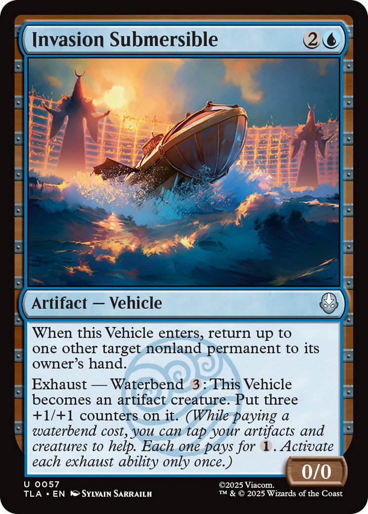 Invasion Submersible [Avatar: The Last Airbender] MTG Single Magic: The Gathering | Red Claw Gaming