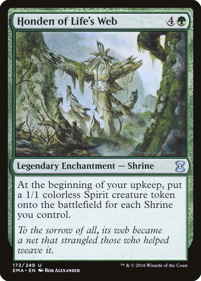 Honden of Life's Web [Eternal Masters] MTG Single Magic: The Gathering | Red Claw Gaming