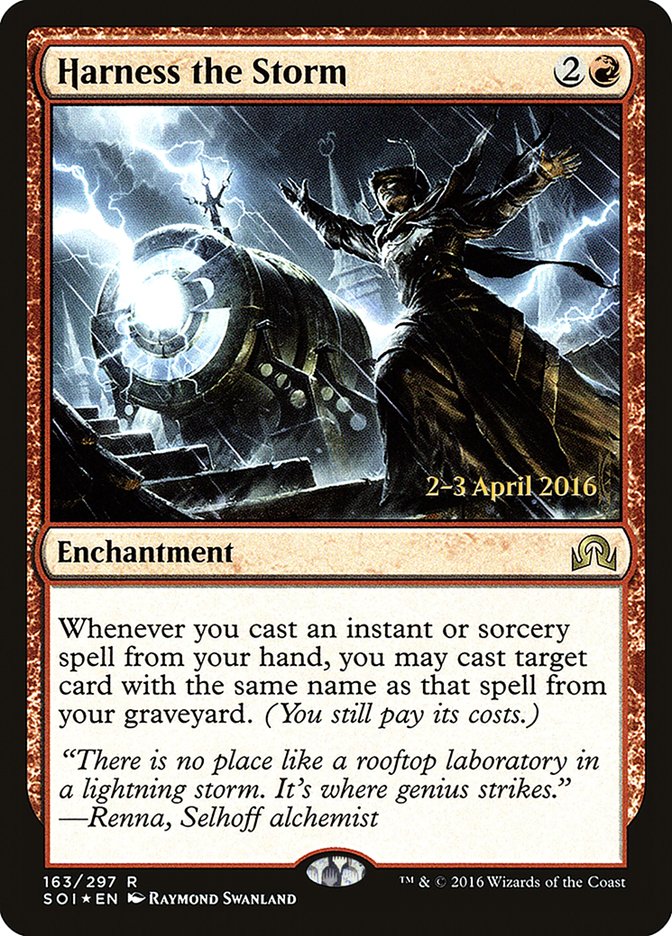 Harness the Storm [Shadows over Innistrad Prerelease Promos] MTG Single Magic: The Gathering | Red Claw Gaming