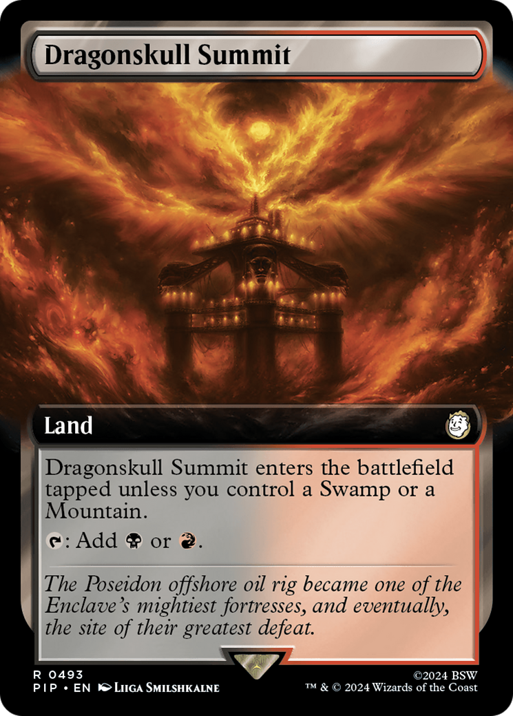 Dragonskull Summit (Extended Art) [Fallout] MTG Single Magic: The Gathering | Red Claw Gaming