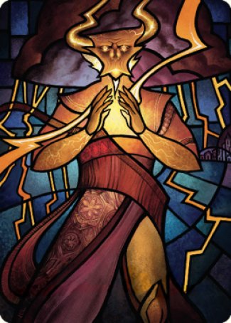 Najal, the Storm Runner Art Card [Dominaria United Art Series] MTG Single Magic: The Gathering | Red Claw Gaming