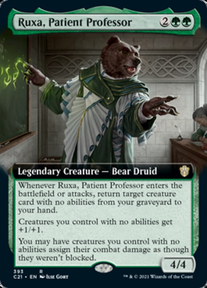 Ruxa, Patient Professor (Extended Art) [Commander 2021] MTG Single Magic: The Gathering | Red Claw Gaming