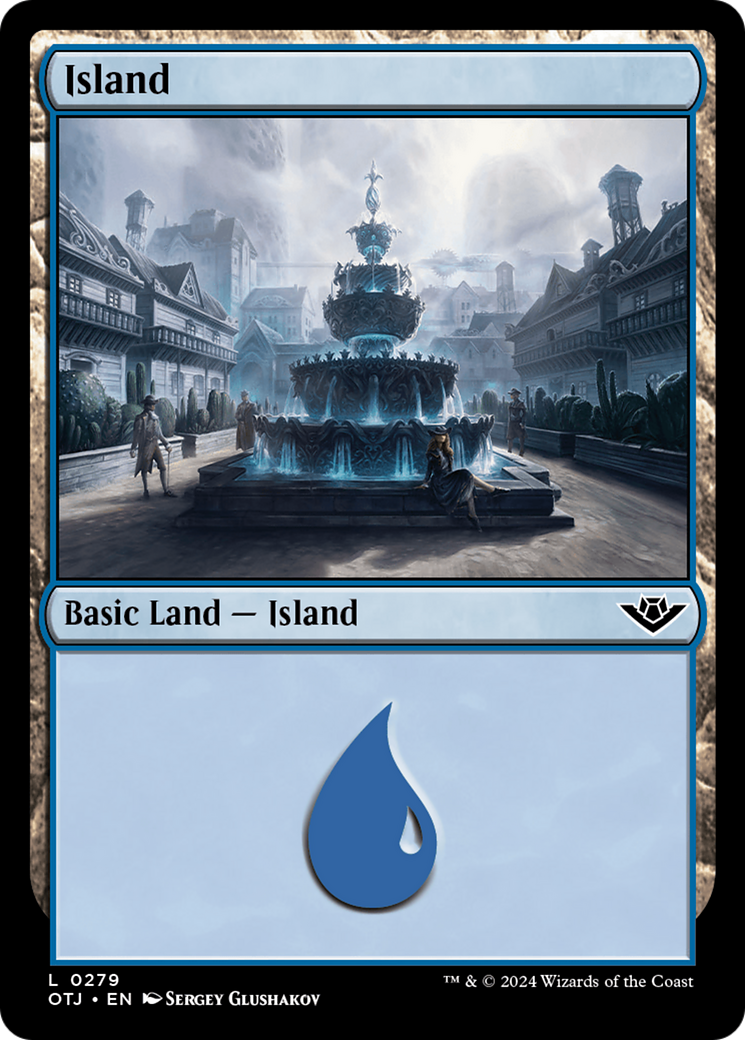 Island (0279) [Outlaws of Thunder Junction] MTG Single Magic: The Gathering | Red Claw Gaming