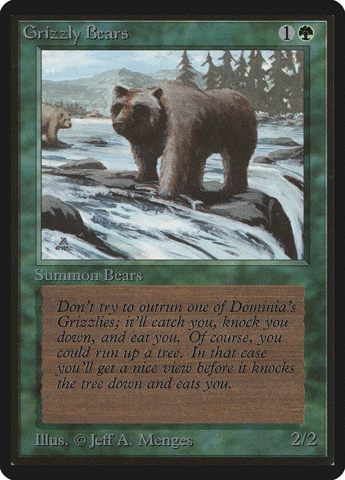 Grizzly Bears [Beta Edition] MTG Single Magic: The Gathering | Red Claw Gaming
