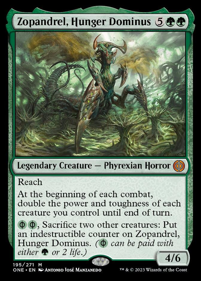 Zopandrel, Hunger Dominus [Phyrexia: All Will Be One] MTG Single Magic: The Gathering | Red Claw Gaming